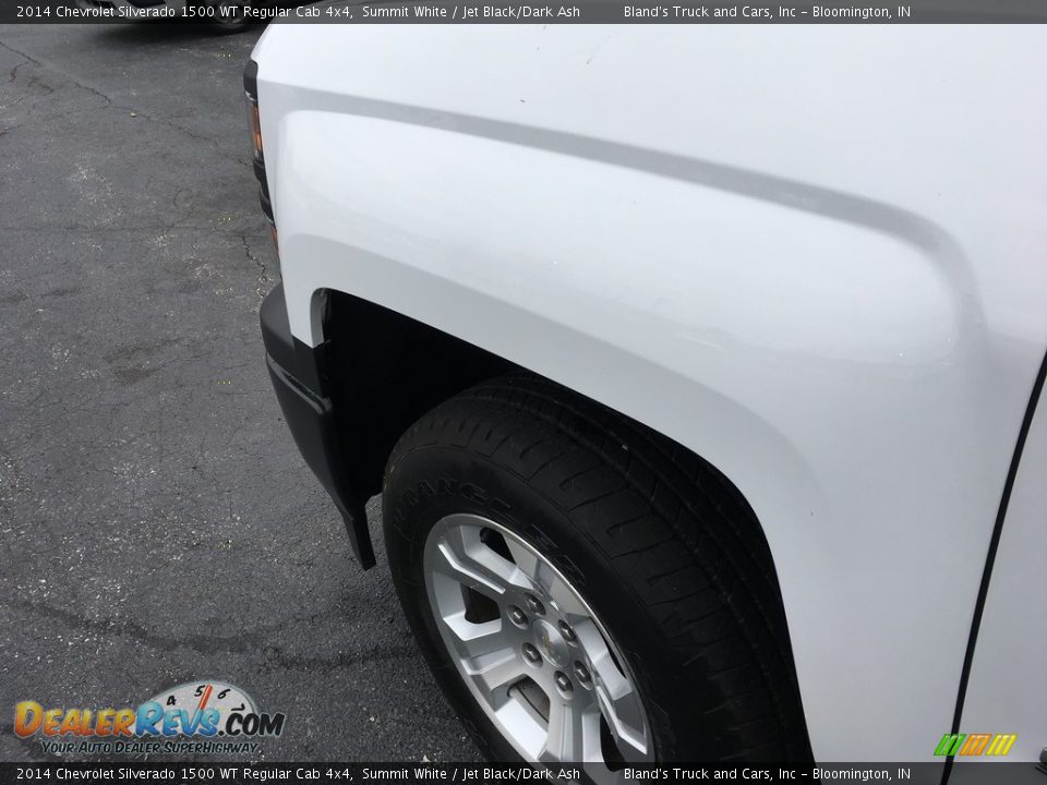 2014 Chevrolet Silverado 1500 WT Regular Cab 4x4 Summit White / Jet Black/Dark Ash Photo #29
