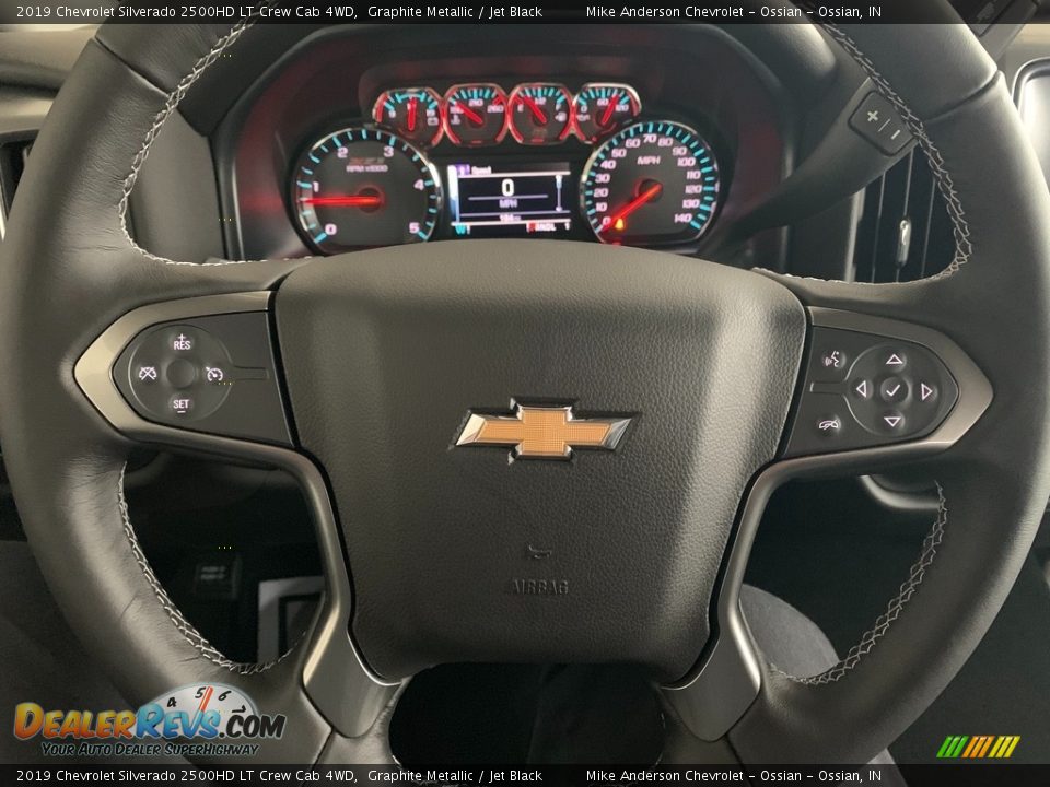 2019 Chevrolet Silverado 2500HD LT Crew Cab 4WD Graphite Metallic / Jet Black Photo #11