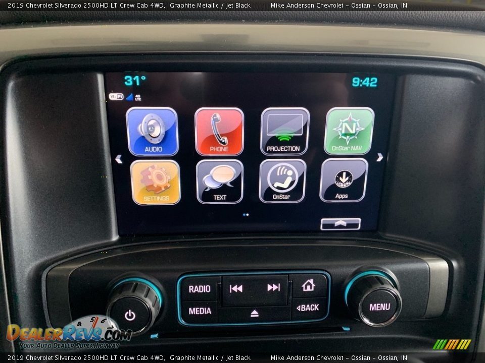 2019 Chevrolet Silverado 2500HD LT Crew Cab 4WD Graphite Metallic / Jet Black Photo #16