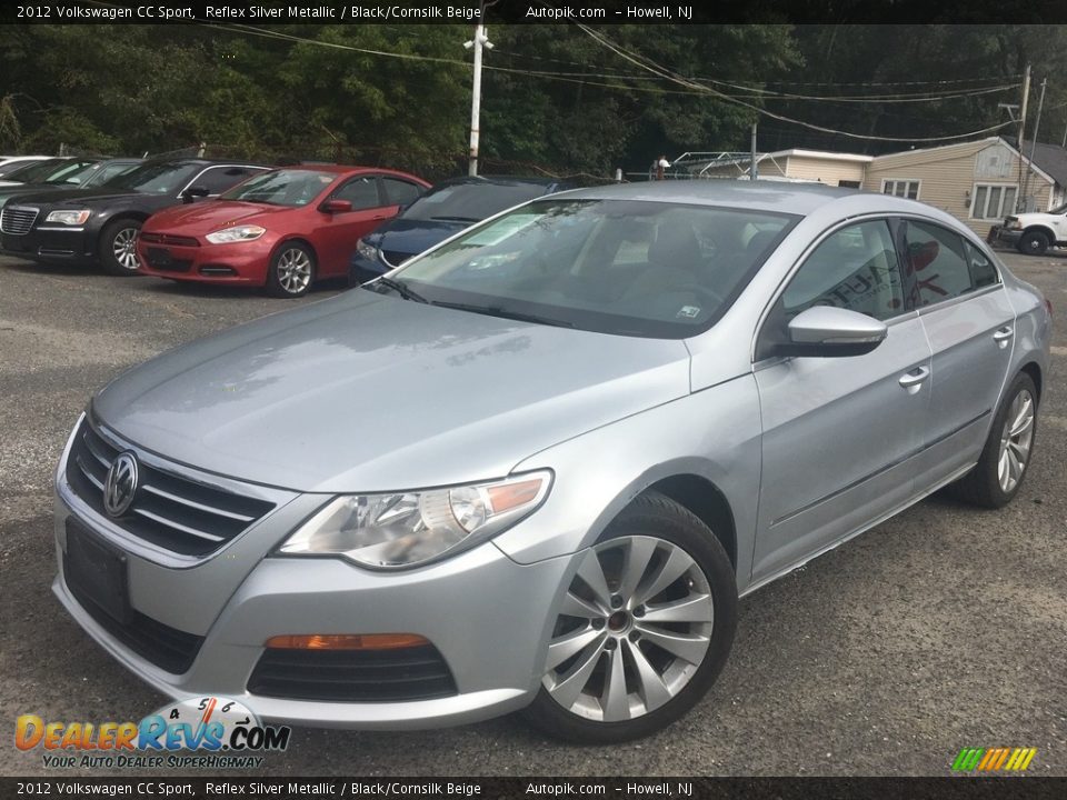 2012 Volkswagen CC Sport Reflex Silver Metallic / Black/Cornsilk Beige Photo #1