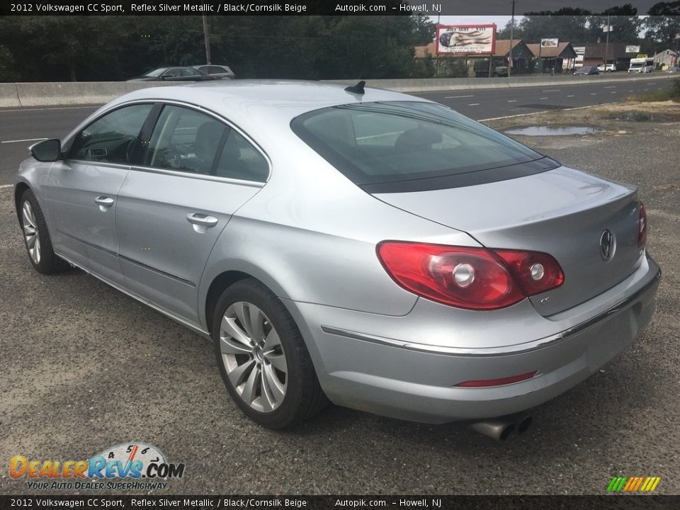 2012 Volkswagen CC Sport Reflex Silver Metallic / Black/Cornsilk Beige Photo #3