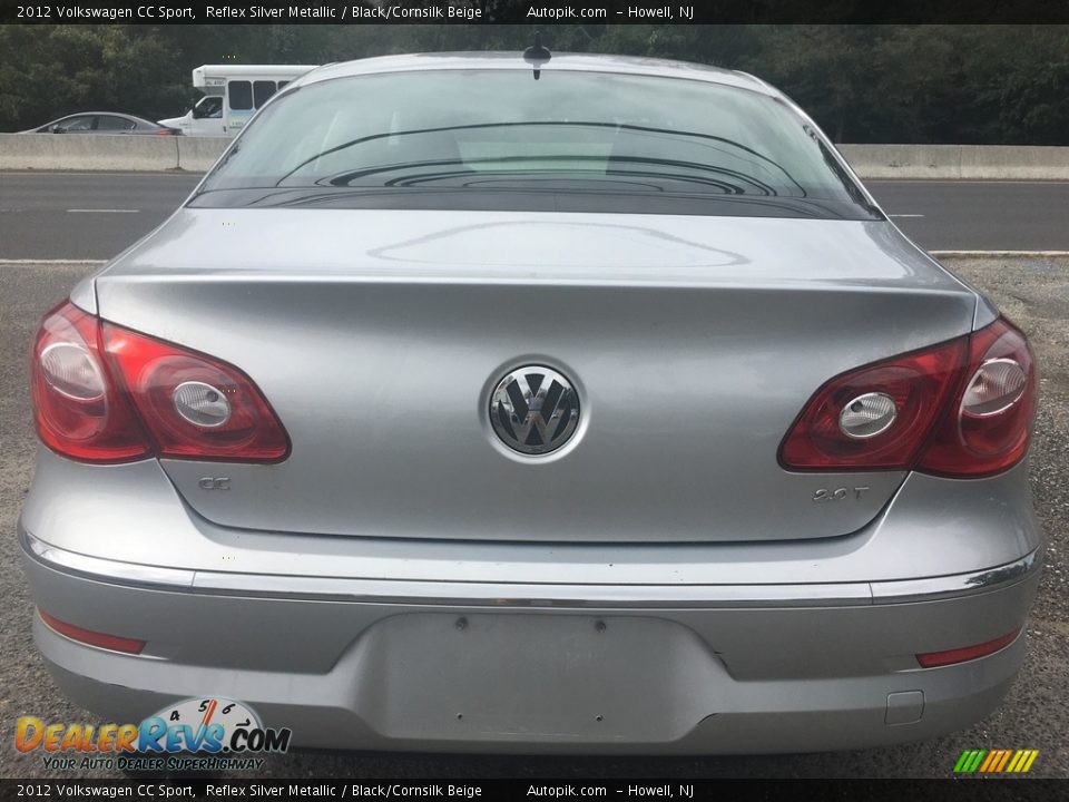 2012 Volkswagen CC Sport Reflex Silver Metallic / Black/Cornsilk Beige Photo #4