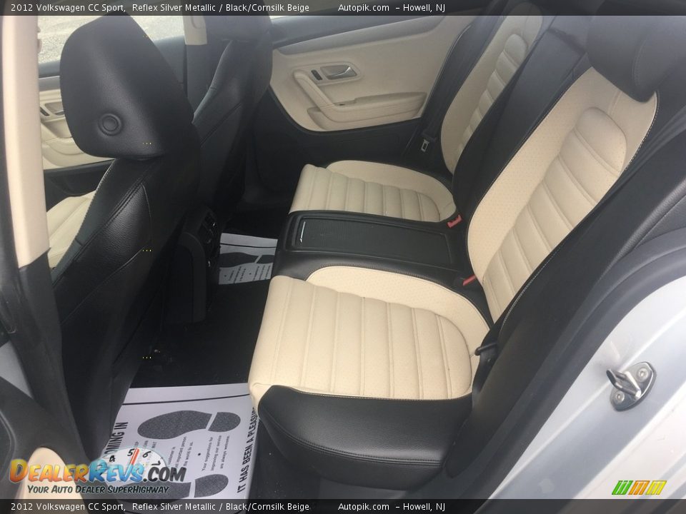 2012 Volkswagen CC Sport Reflex Silver Metallic / Black/Cornsilk Beige Photo #10