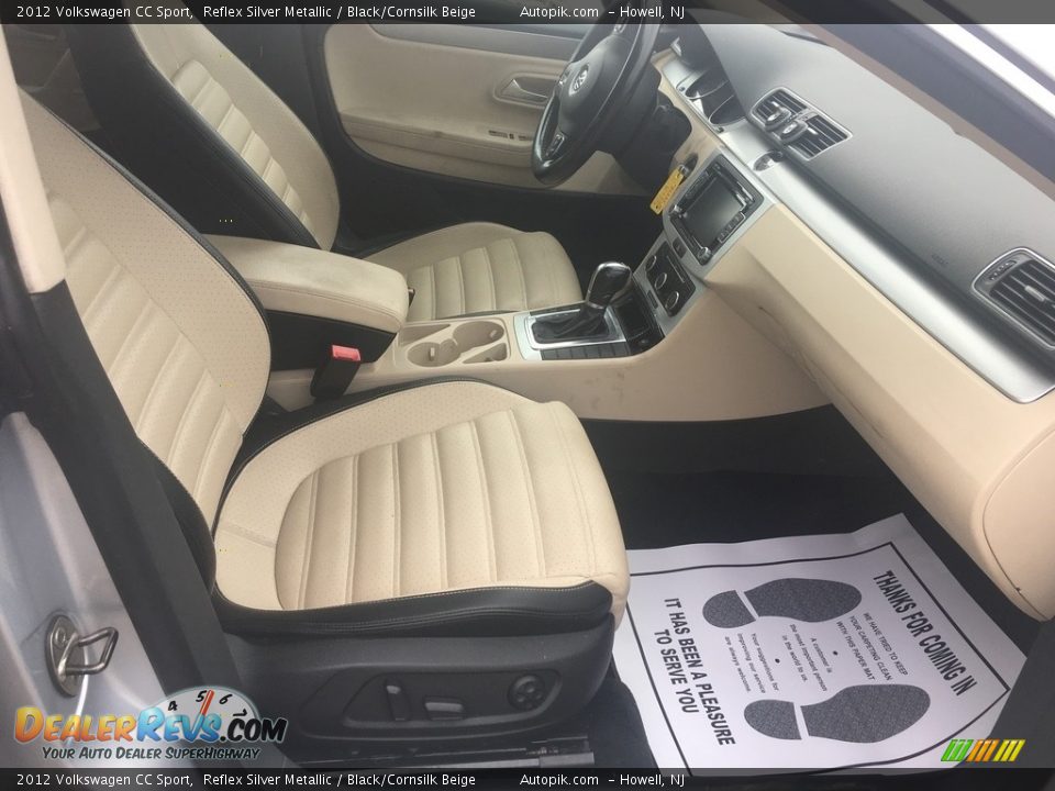 2012 Volkswagen CC Sport Reflex Silver Metallic / Black/Cornsilk Beige Photo #12