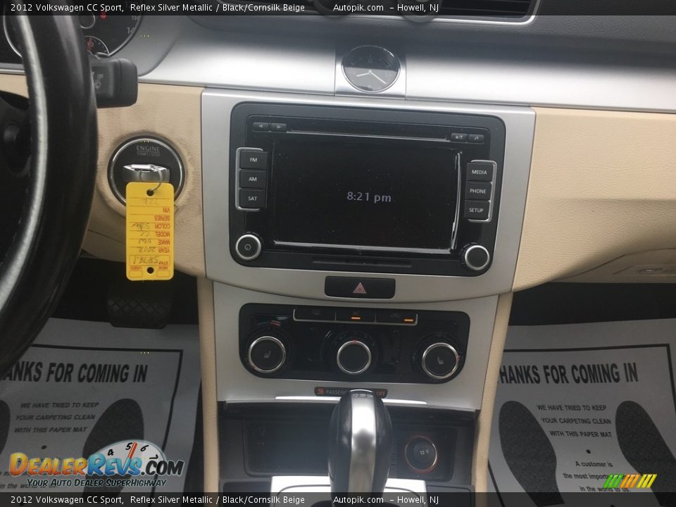 2012 Volkswagen CC Sport Reflex Silver Metallic / Black/Cornsilk Beige Photo #14