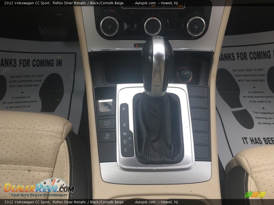2012 Volkswagen CC Sport Reflex Silver Metallic / Black/Cornsilk Beige Photo #15