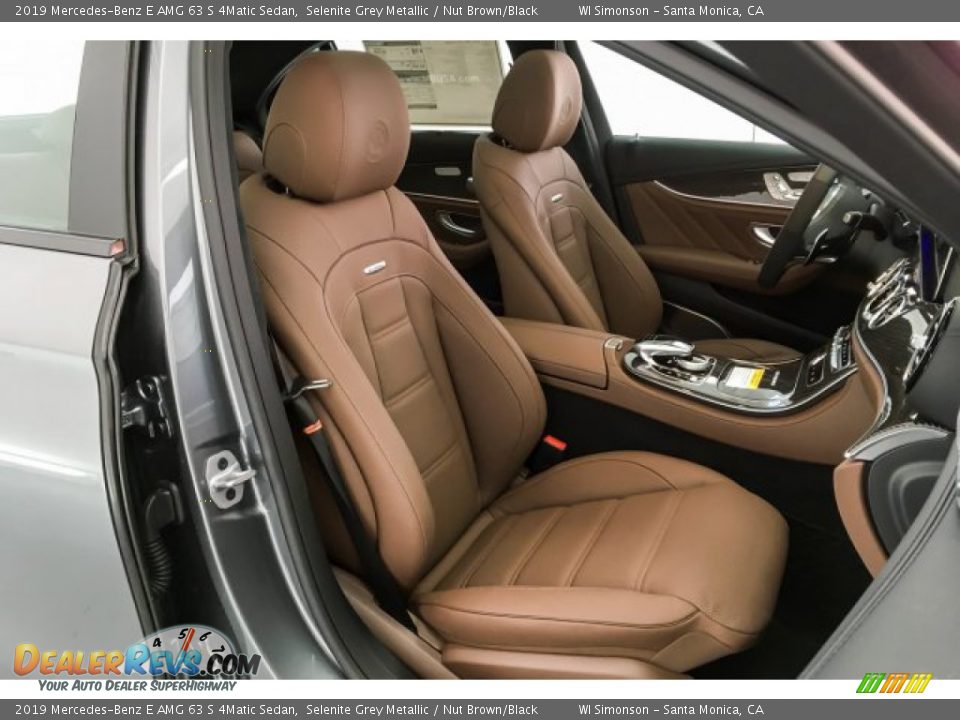 Nut Brown/Black Interior - 2019 Mercedes-Benz E AMG 63 S 4Matic Sedan Photo #5