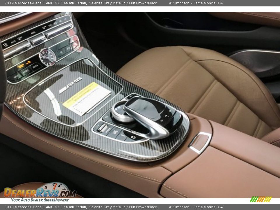 2019 Mercedes-Benz E AMG 63 S 4Matic Sedan Selenite Grey Metallic / Nut Brown/Black Photo #7