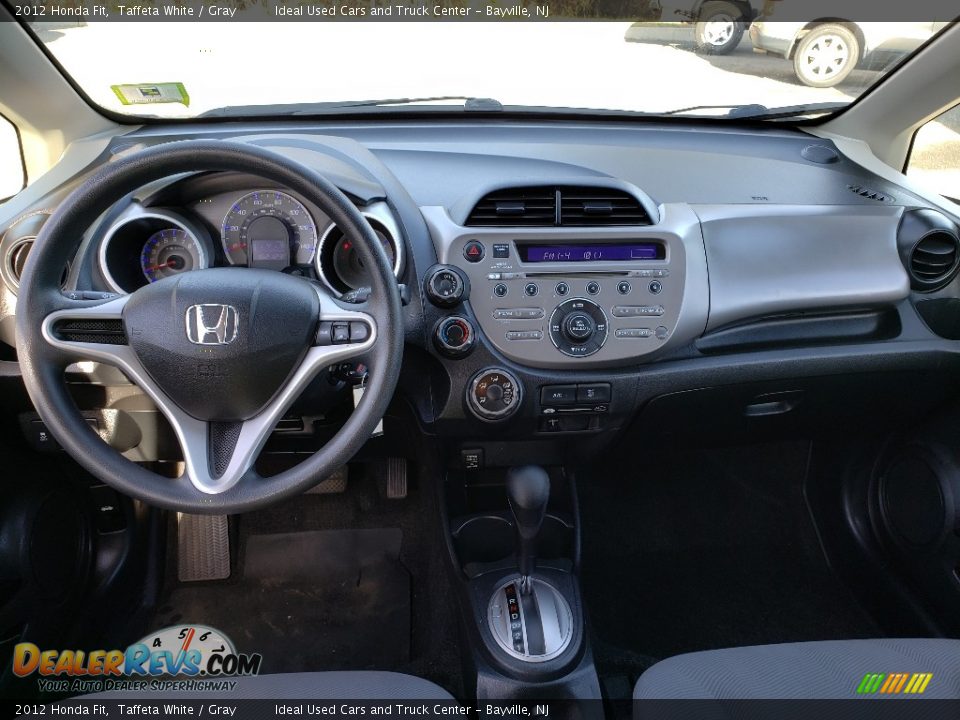 2012 Honda Fit Taffeta White / Gray Photo #17