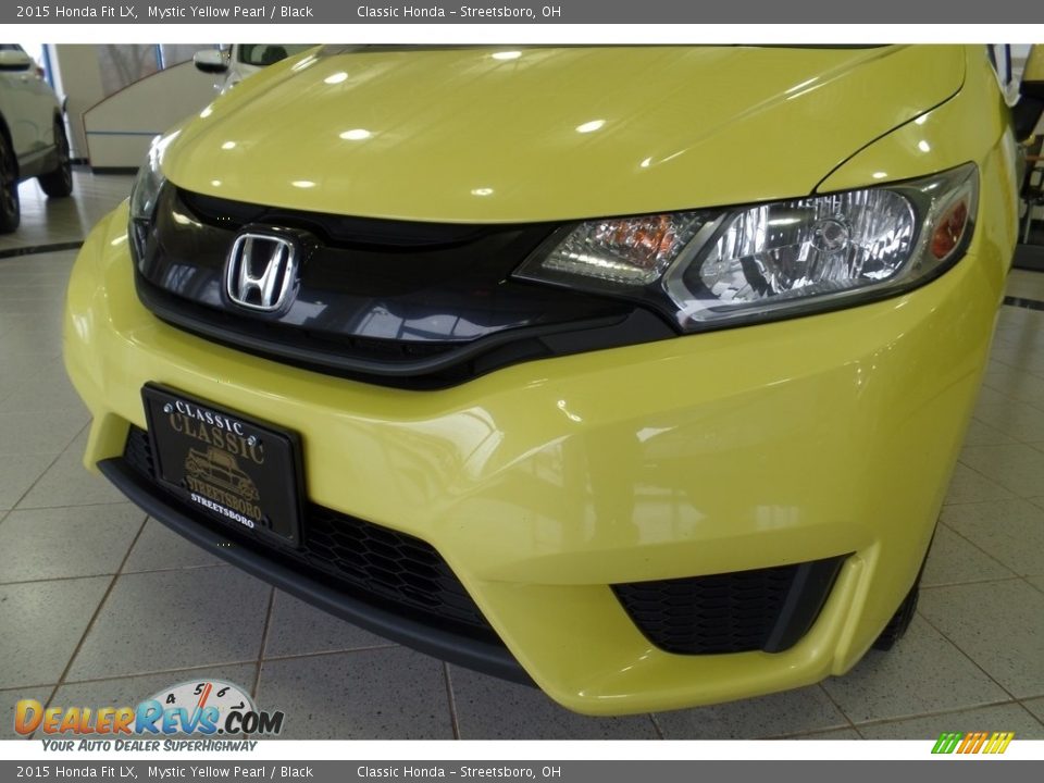 2015 Honda Fit LX Mystic Yellow Pearl / Black Photo #7