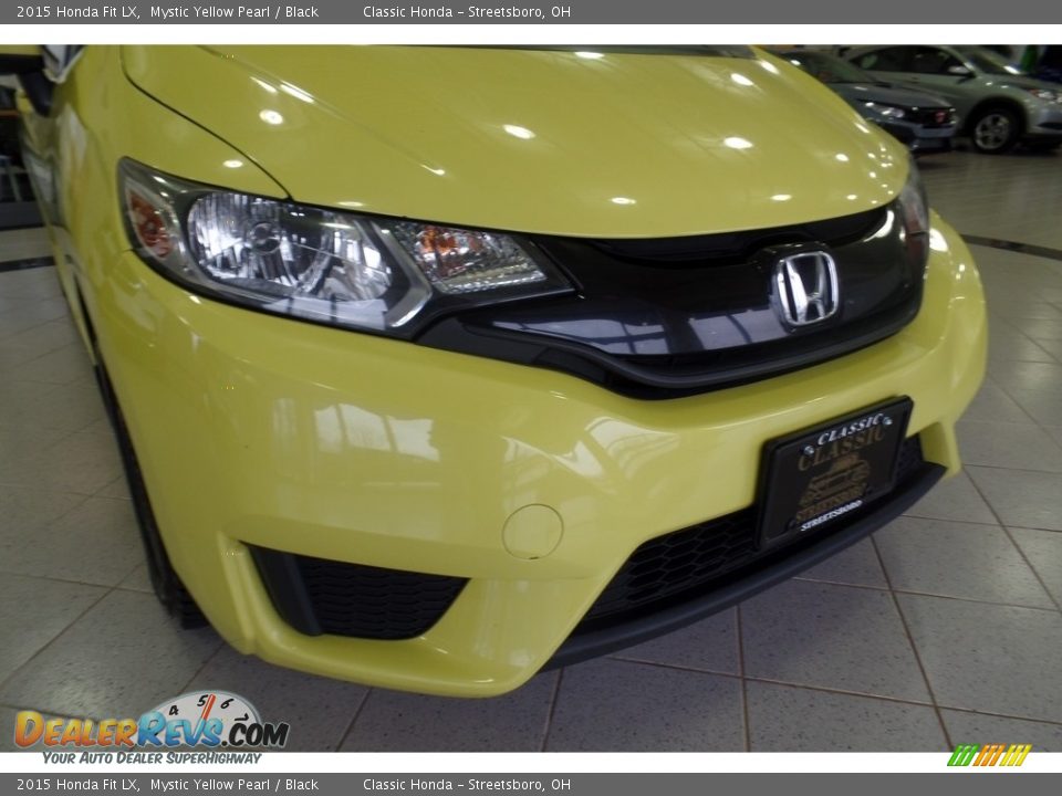 2015 Honda Fit LX Mystic Yellow Pearl / Black Photo #12