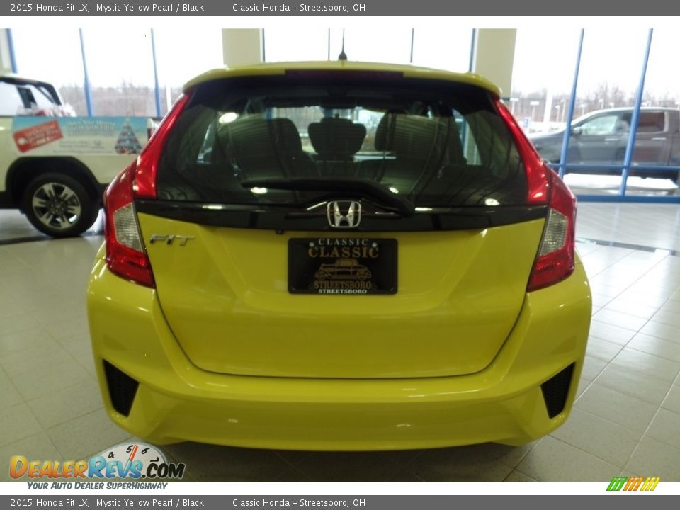 2015 Honda Fit LX Mystic Yellow Pearl / Black Photo #14