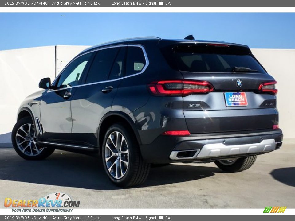 2019 BMW X5 xDrive40i Arctic Grey Metallic / Black Photo #2