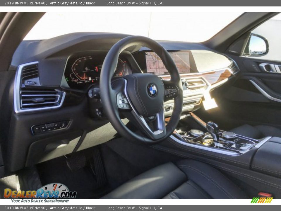 2019 BMW X5 xDrive40i Arctic Grey Metallic / Black Photo #4