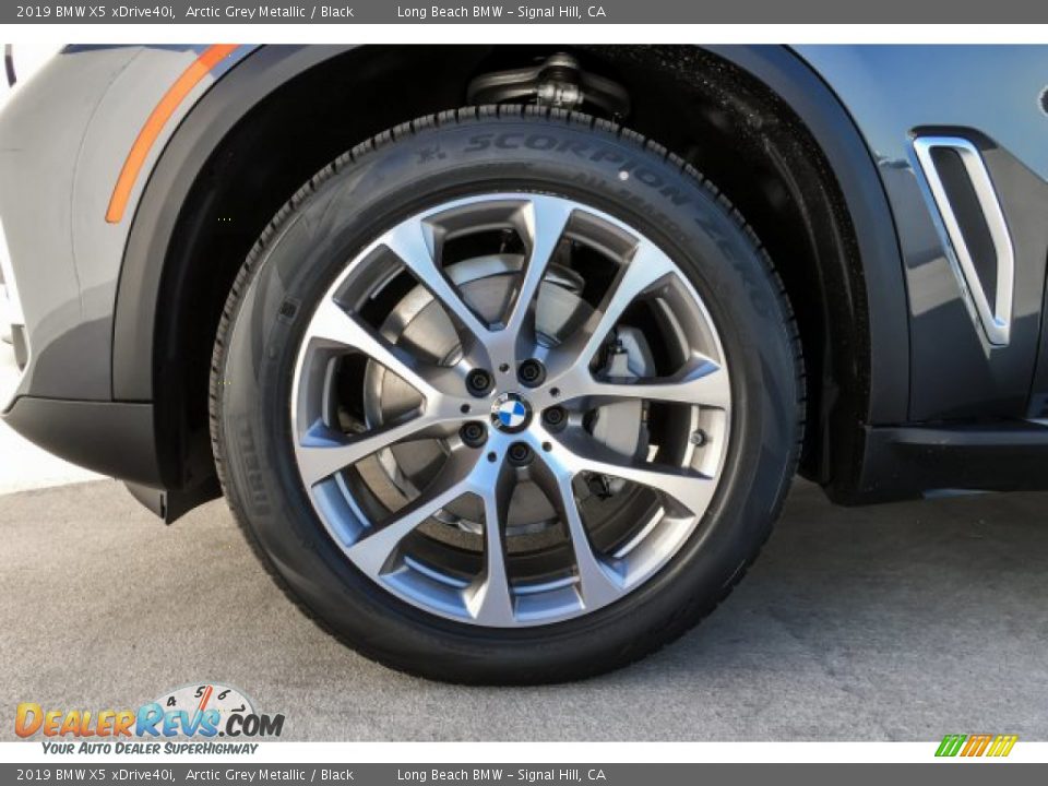 2019 BMW X5 xDrive40i Arctic Grey Metallic / Black Photo #9