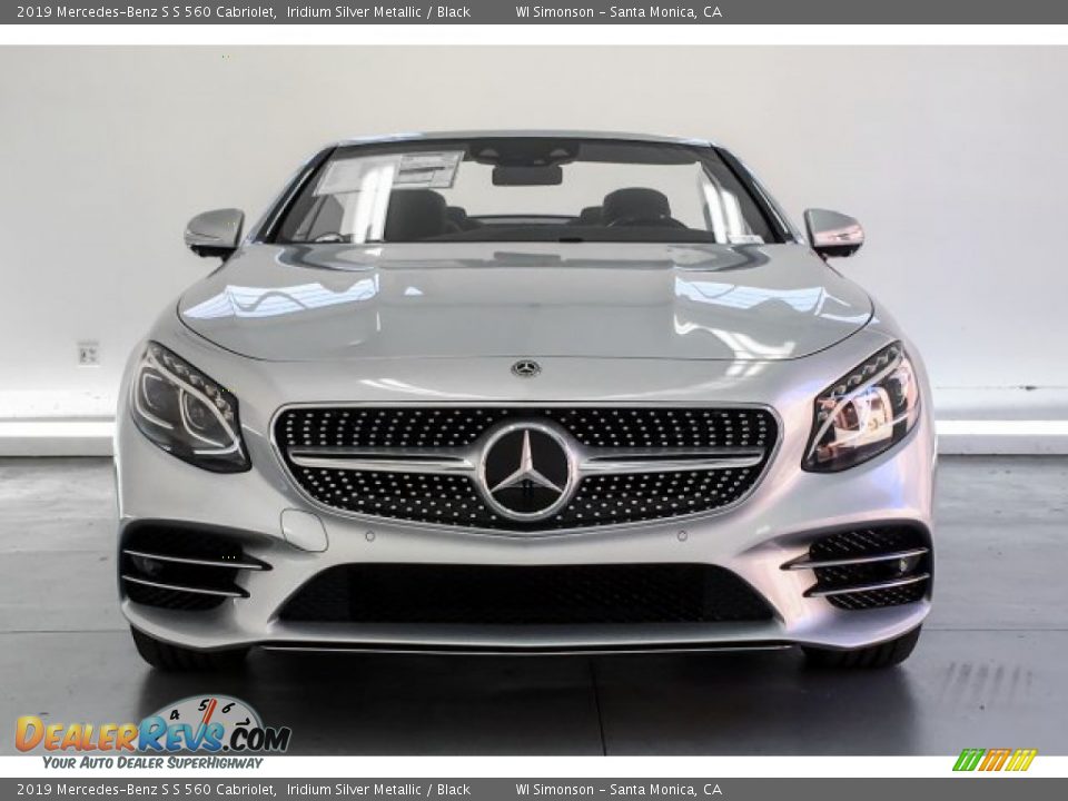 2019 Mercedes-Benz S S 560 Cabriolet Iridium Silver Metallic / Black Photo #2