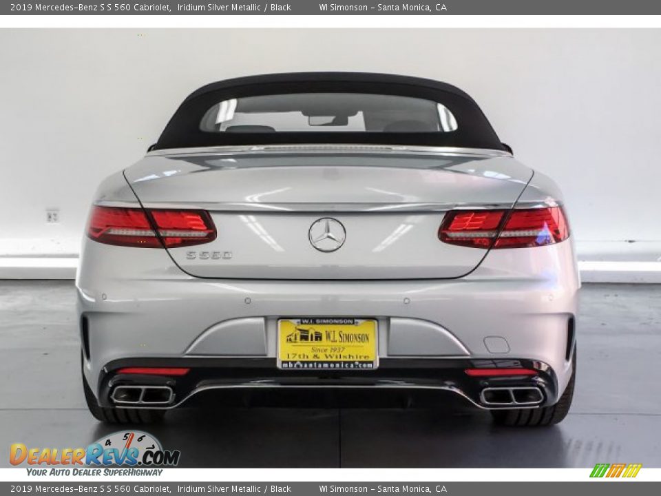 2019 Mercedes-Benz S S 560 Cabriolet Iridium Silver Metallic / Black Photo #3