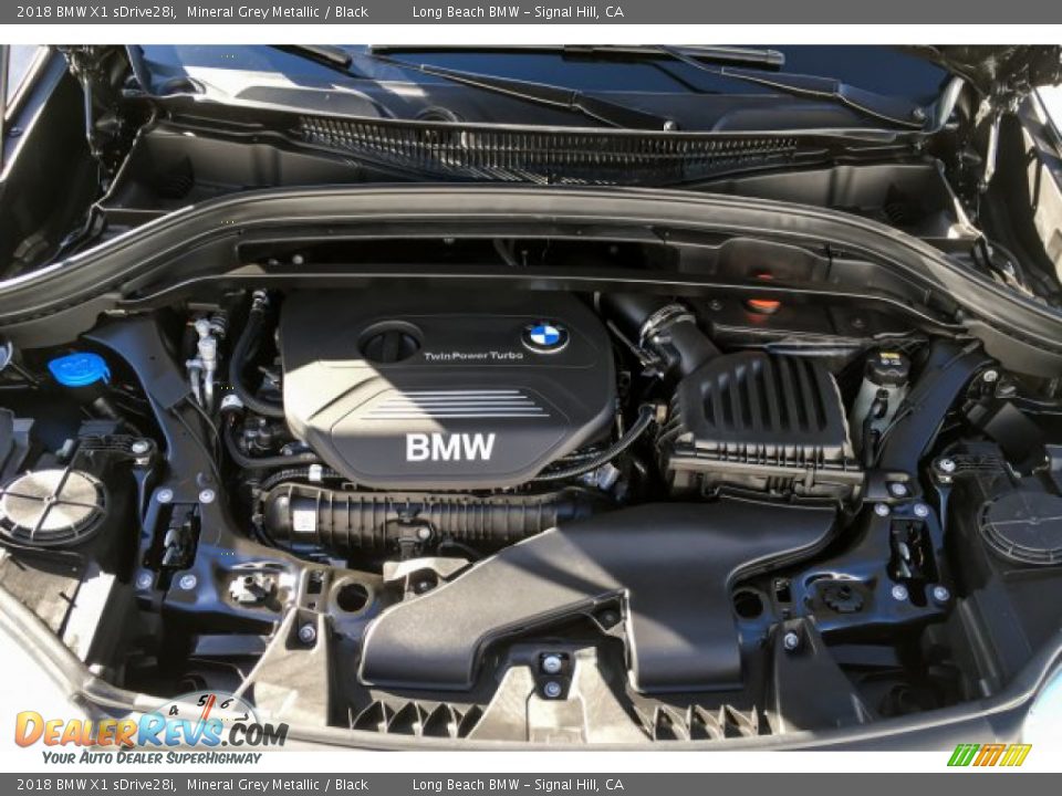2018 BMW X1 sDrive28i Mineral Grey Metallic / Black Photo #8