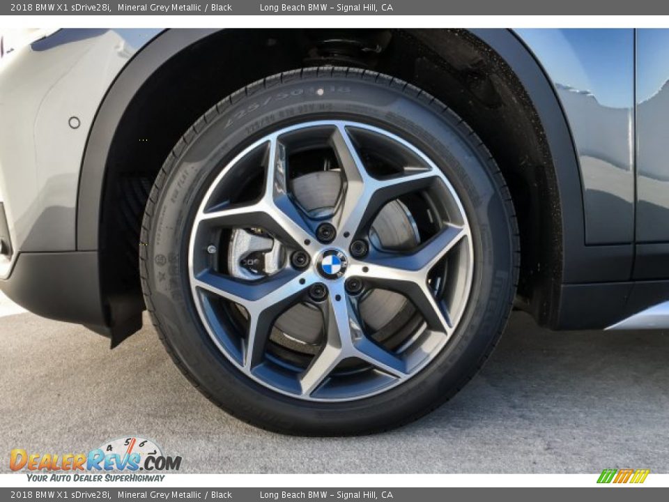 2018 BMW X1 sDrive28i Mineral Grey Metallic / Black Photo #9