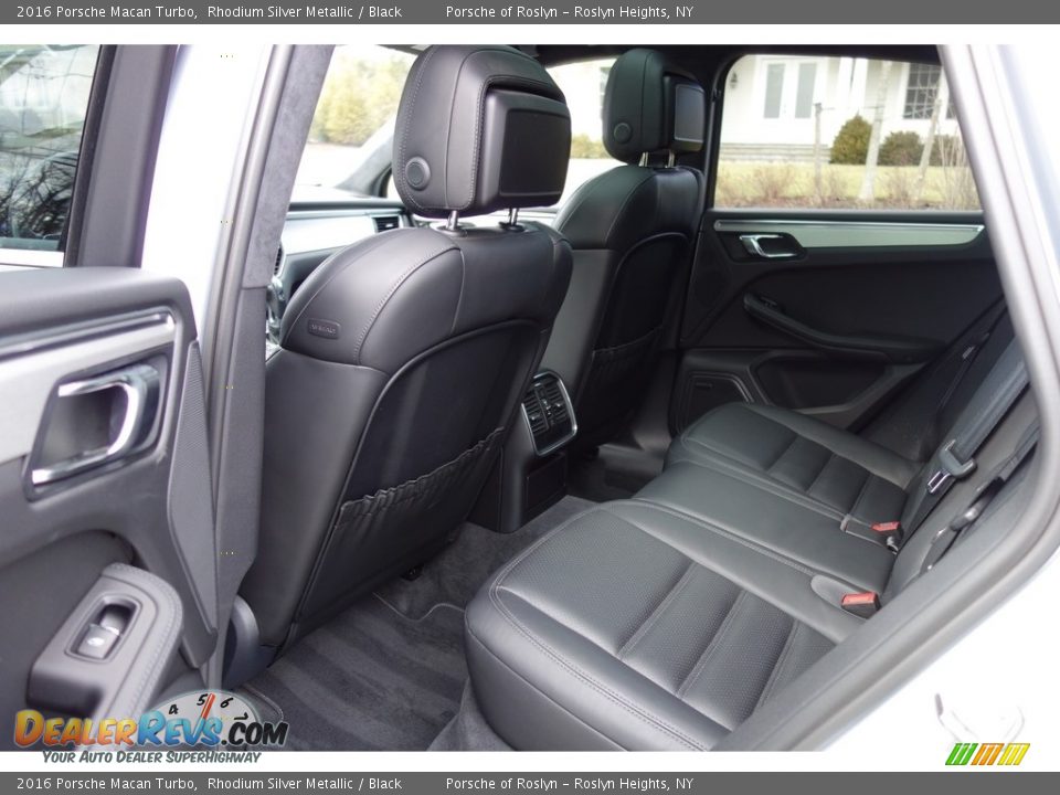 Rear Seat of 2016 Porsche Macan Turbo Photo #18