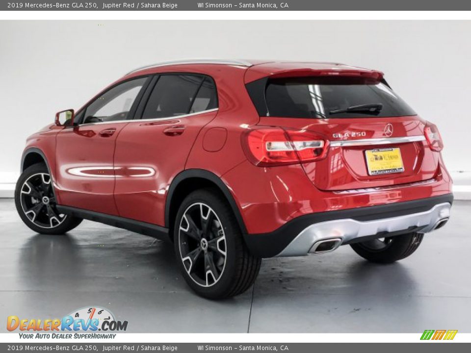2019 Mercedes-Benz GLA 250 Jupiter Red / Sahara Beige Photo #2