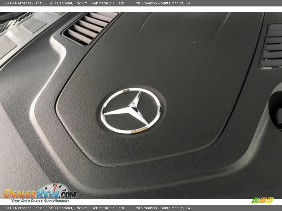 2019 Mercedes-Benz S S 560 Cabriolet Iridium Silver Metallic / Black Photo #31