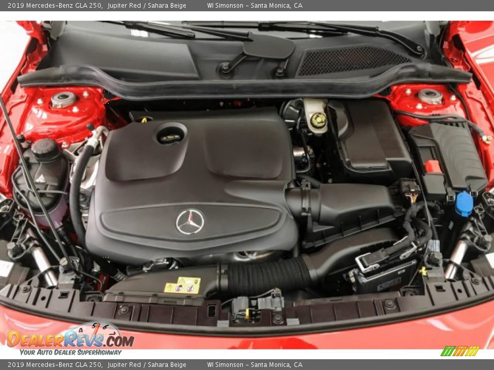 2019 Mercedes-Benz GLA 250 Jupiter Red / Sahara Beige Photo #8