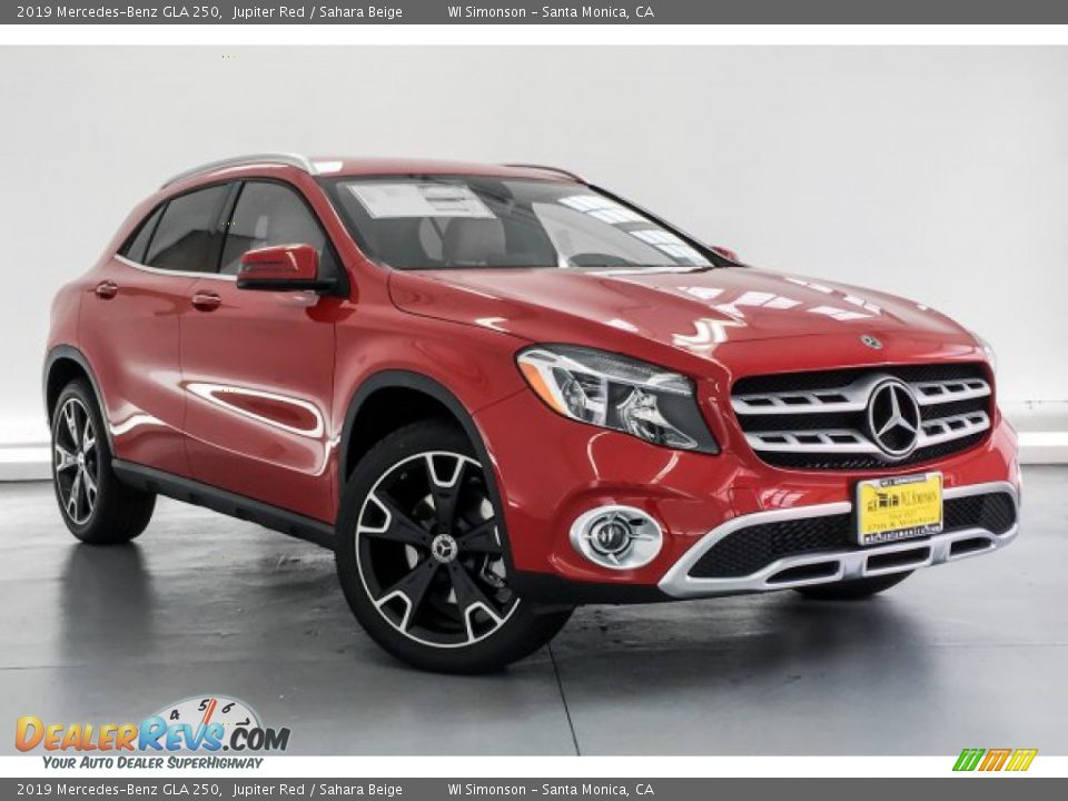 2019 Mercedes-Benz GLA 250 Jupiter Red / Sahara Beige Photo #12