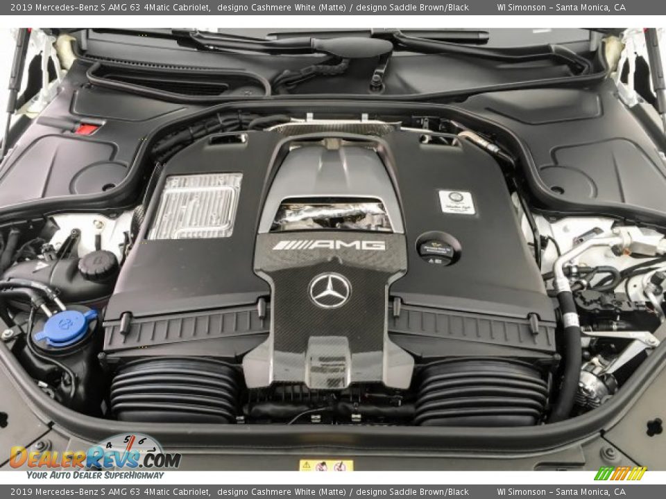 2019 Mercedes-Benz S AMG 63 4Matic Cabriolet 4.0 Liter biturbo DOHC 32-Valve VVT V8 Engine Photo #9