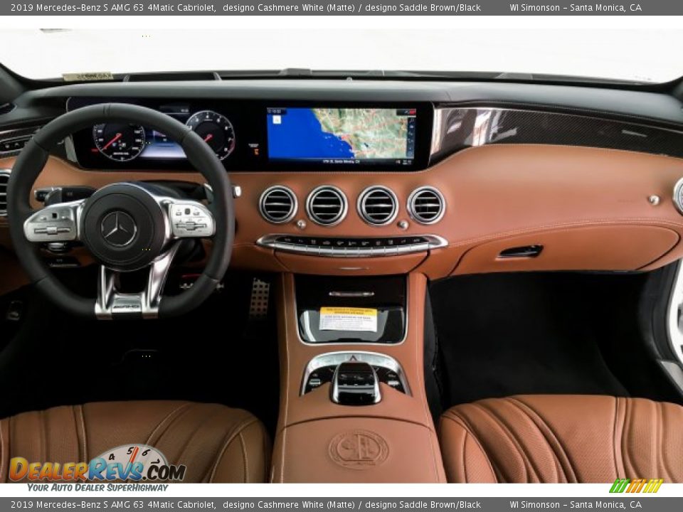 Dashboard of 2019 Mercedes-Benz S AMG 63 4Matic Cabriolet Photo #18