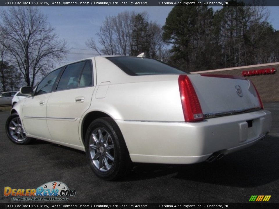 2011 Cadillac DTS Luxury White Diamond Tricoat / Titanium/Dark Titanium Accents Photo #8
