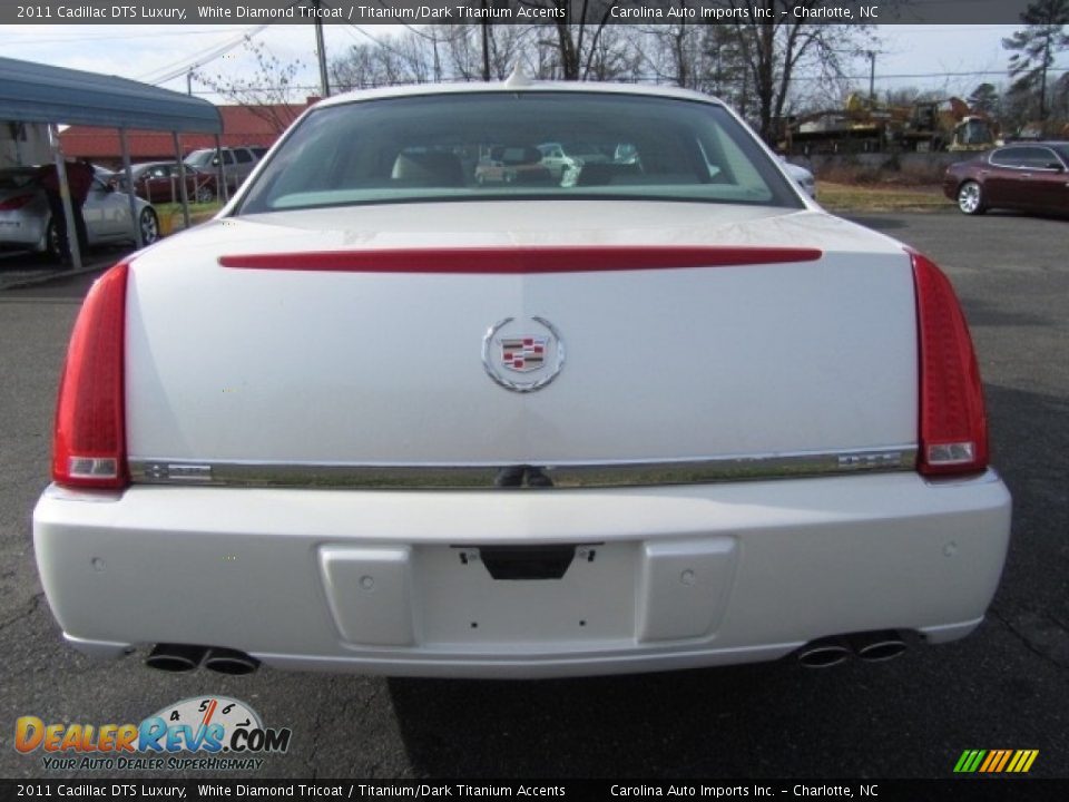 2011 Cadillac DTS Luxury White Diamond Tricoat / Titanium/Dark Titanium Accents Photo #9