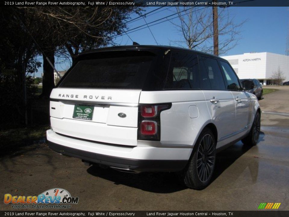 2019 Land Rover Range Rover Autobiography Fuji White / Espresso/Ivory Photo #7