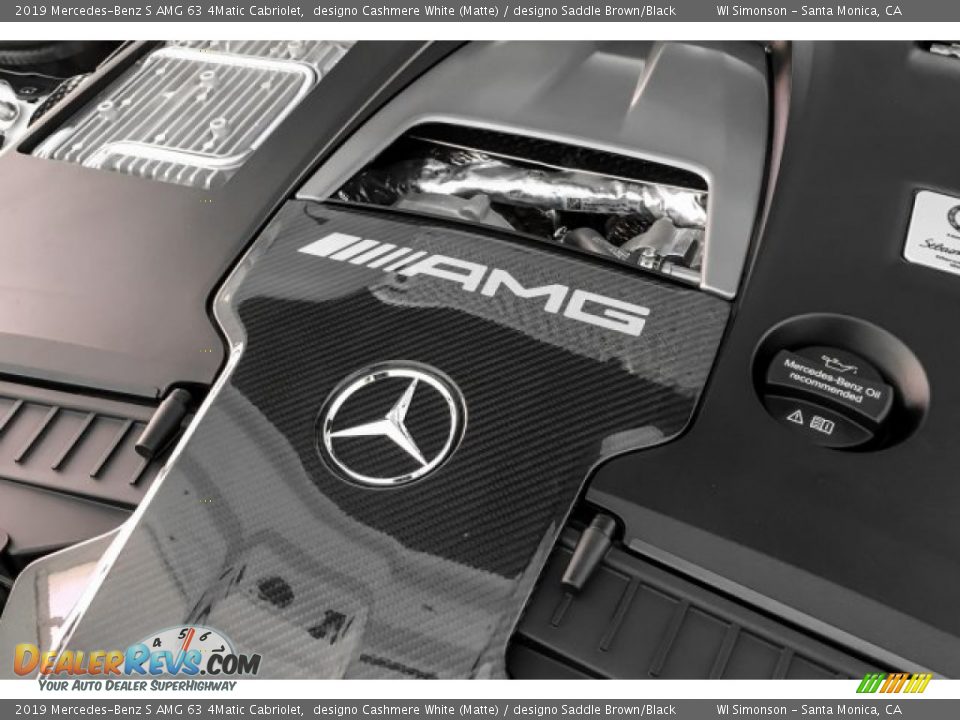 2019 Mercedes-Benz S AMG 63 4Matic Cabriolet designo Cashmere White (Matte) / designo Saddle Brown/Black Photo #30