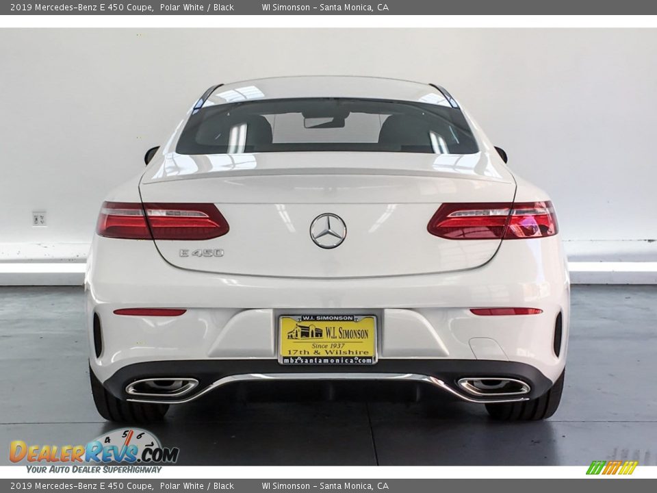 2019 Mercedes-Benz E 450 Coupe Polar White / Black Photo #3