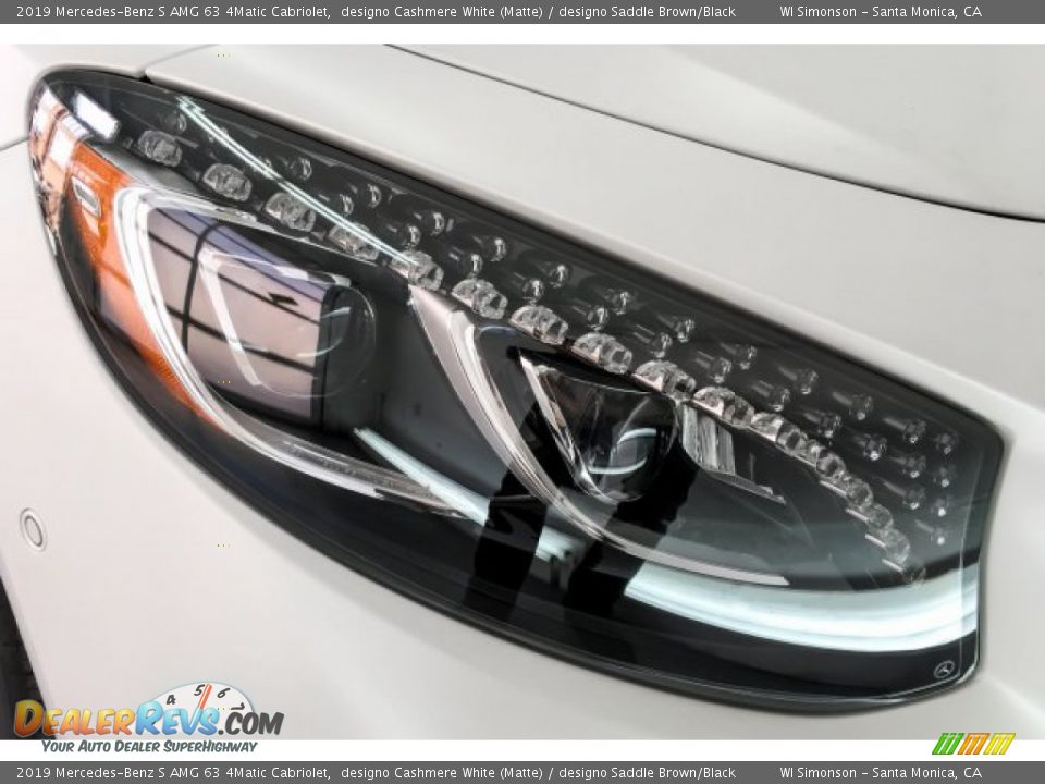 2019 Mercedes-Benz S AMG 63 4Matic Cabriolet designo Cashmere White (Matte) / designo Saddle Brown/Black Photo #32