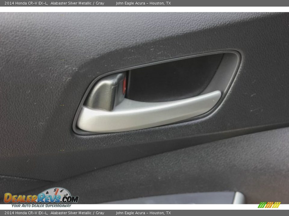 2014 Honda CR-V EX-L Alabaster Silver Metallic / Gray Photo #15