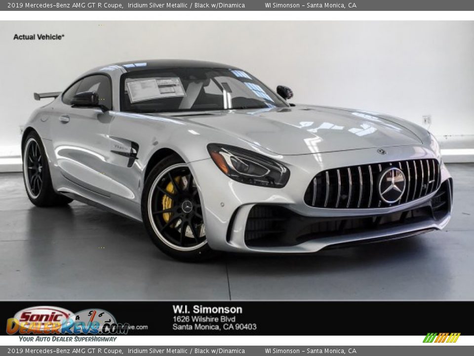 2019 Mercedes-Benz AMG GT R Coupe Iridium Silver Metallic / Black w/Dinamica Photo #1