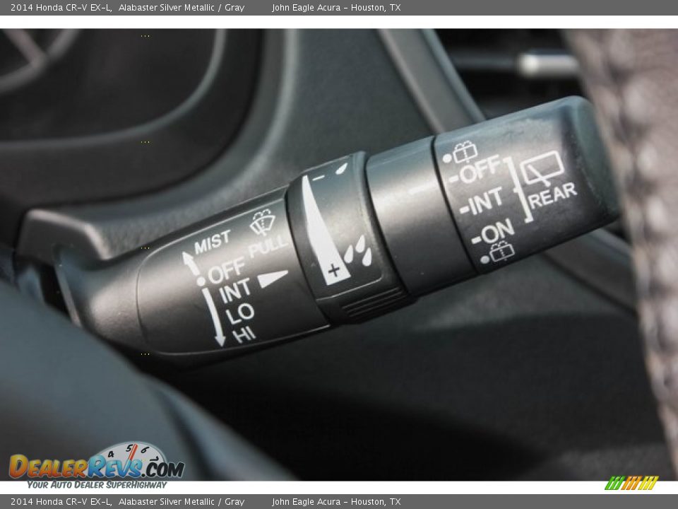 2014 Honda CR-V EX-L Alabaster Silver Metallic / Gray Photo #35