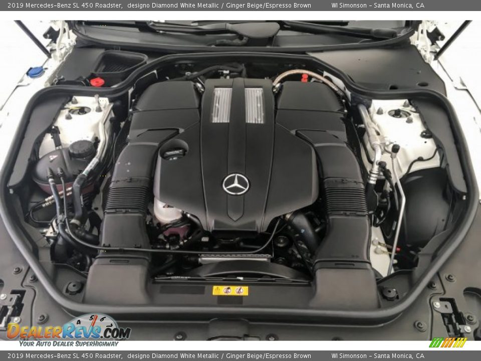 2019 Mercedes-Benz SL 450 Roadster 3.0 Liter DI biturbo DOHC 24-Valve VVT V6 Engine Photo #8