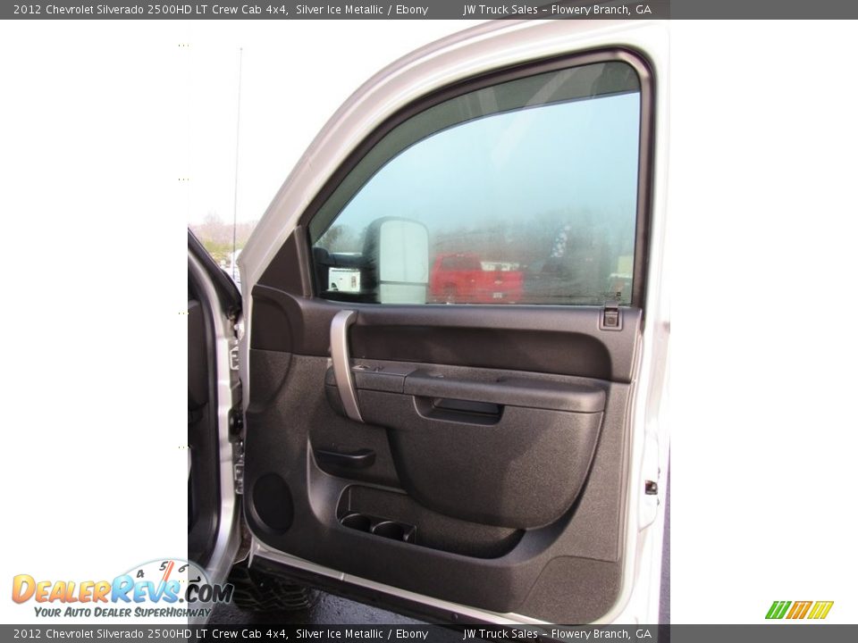 2012 Chevrolet Silverado 2500HD LT Crew Cab 4x4 Silver Ice Metallic / Ebony Photo #9