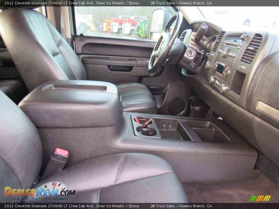 2012 Chevrolet Silverado 2500HD LT Crew Cab 4x4 Silver Ice Metallic / Ebony Photo #14