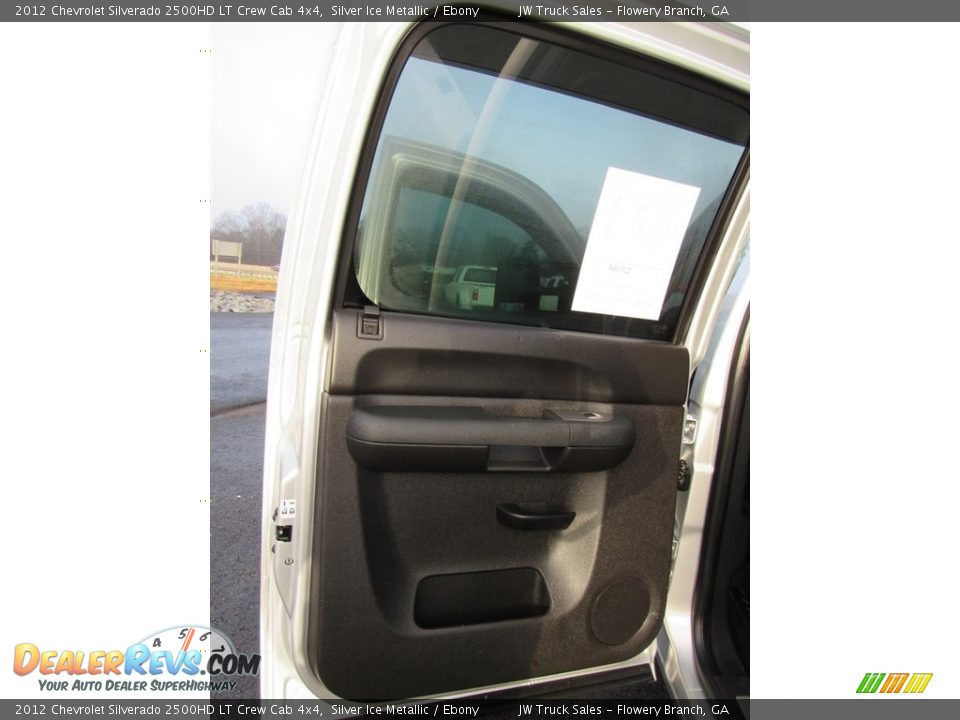 2012 Chevrolet Silverado 2500HD LT Crew Cab 4x4 Silver Ice Metallic / Ebony Photo #23