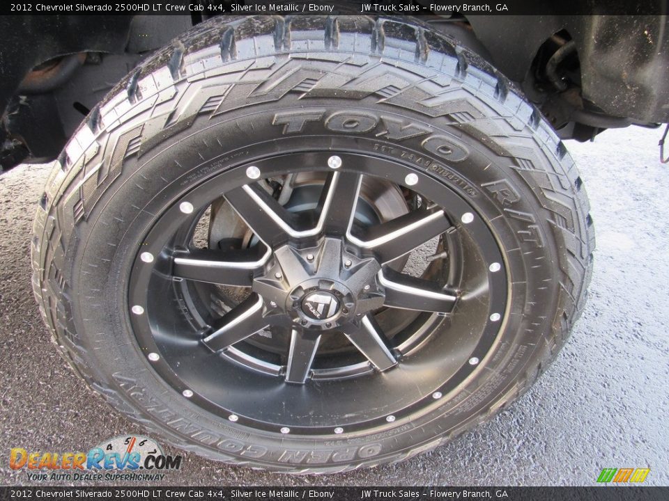 2012 Chevrolet Silverado 2500HD LT Crew Cab 4x4 Silver Ice Metallic / Ebony Photo #34