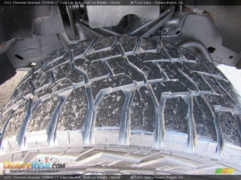 2012 Chevrolet Silverado 2500HD LT Crew Cab 4x4 Silver Ice Metallic / Ebony Photo #35