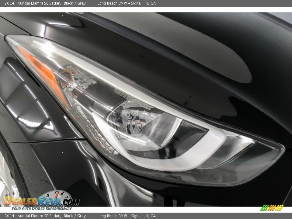 2014 Hyundai Elantra SE Sedan Black / Gray Photo #30