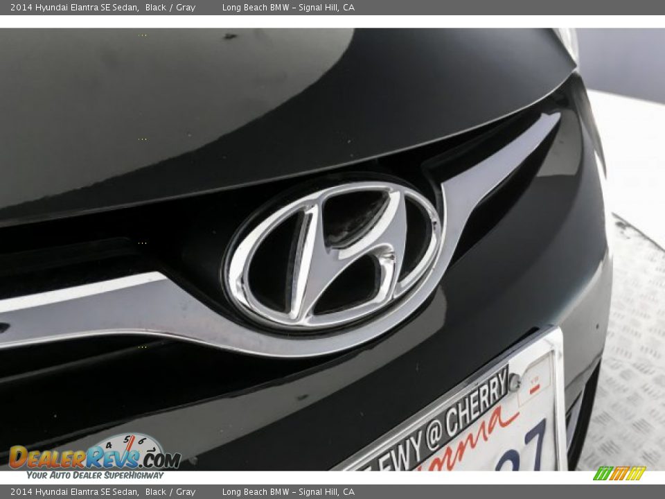 2014 Hyundai Elantra SE Sedan Black / Gray Photo #31