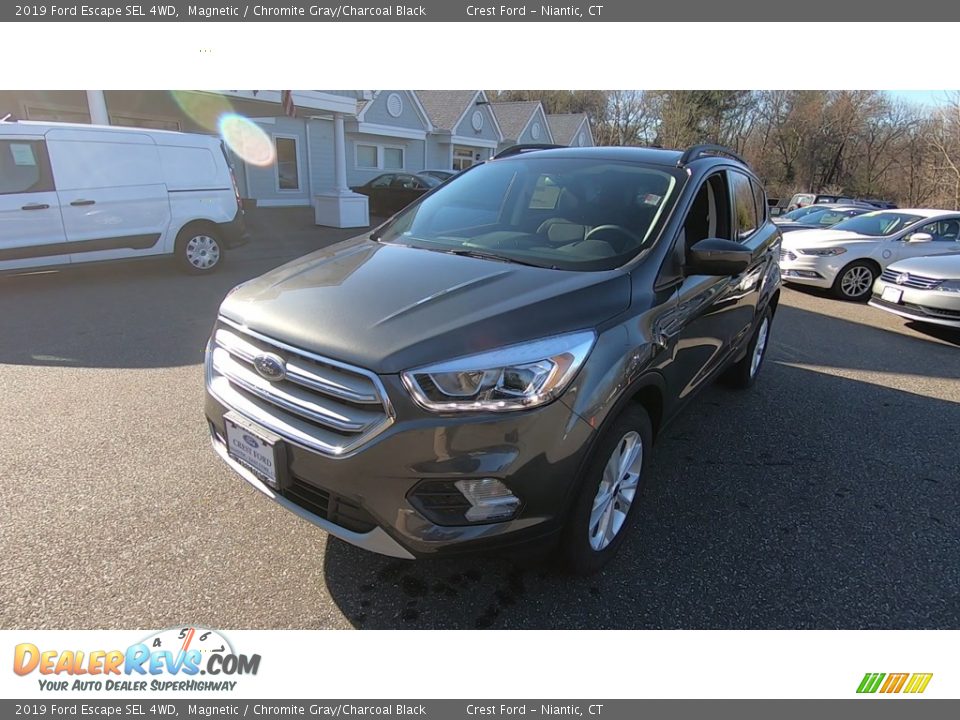 2019 Ford Escape SEL 4WD Magnetic / Chromite Gray/Charcoal Black Photo #3