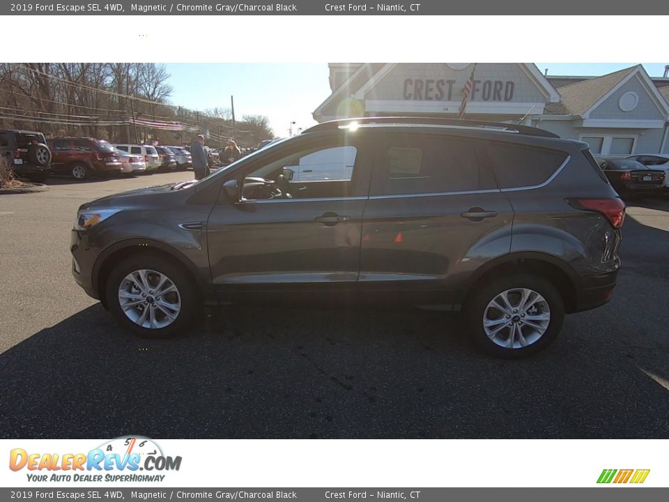 2019 Ford Escape SEL 4WD Magnetic / Chromite Gray/Charcoal Black Photo #4