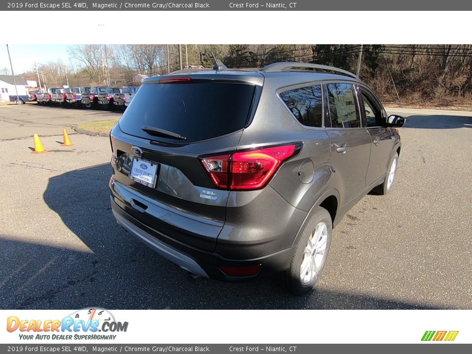 2019 Ford Escape SEL 4WD Magnetic / Chromite Gray/Charcoal Black Photo #7